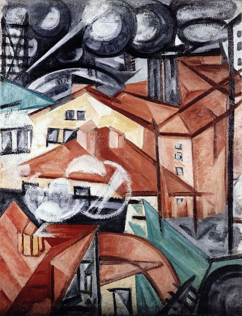 Paesaggio urbano, 1912 - Slobodskoy Museum and Exhibition Center